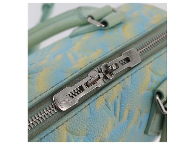 Borsa LOUIS VUITTON Summer Stardust Speedy Bandouliere20 M46092 LV Auth 205980SAM Verde Monogramma - vista 24
