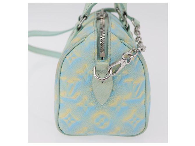 Borsa LOUIS VUITTON Summer Stardust Speedy Bandouliere20 M46092 LV Auth 205980SAM Verde Monogramma - vista 4