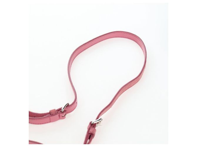 Borsa a tracolla Miu Miu Suede Pink Silver Auth 204837A Argento Rosa - vista 18