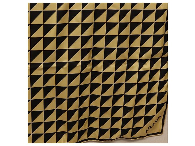 PRADA Schal aus Seide beige Auth 206049V - Ansicht 21