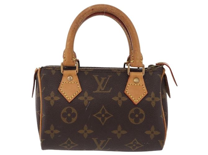 Borsa a mano LOUIS VUITTON Monogram Mini Speedy M41534 LV Auth ka6394 Monogramma - vista 13