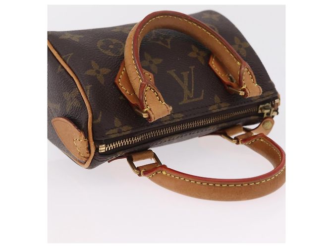 Borsa a mano LOUIS VUITTON Monogram Mini Speedy M41534 LV Auth ka6394 Monogramma - vista 15