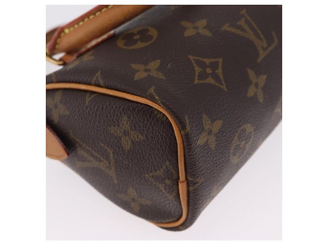 Borsa a mano LOUIS VUITTON Monogram Mini Speedy M41534 LV Auth ka6394 Monogramma - vista 17