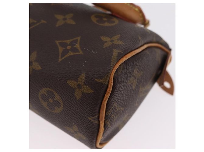 Borsa a mano LOUIS VUITTON Monogram Mini Speedy M41534 LV Auth ka6394 Monogramma - vista 18
