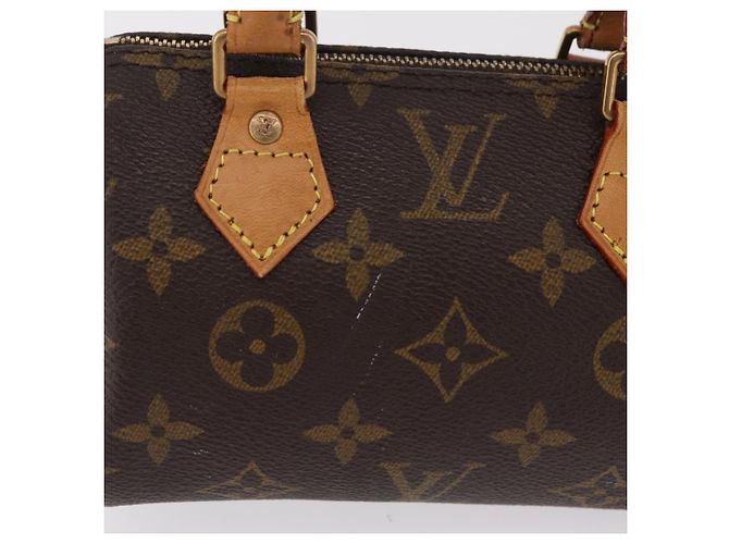 Borsa a mano LOUIS VUITTON Monogram Mini Speedy M41534 LV Auth ka6394 Monogramma - vista 2