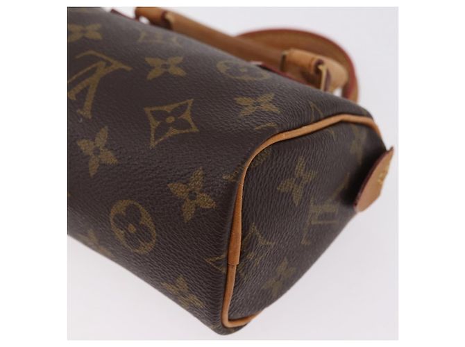 Borsa a mano LOUIS VUITTON Monogram Mini Speedy M41534 LV Auth ka6394 Monogramma - vista 20