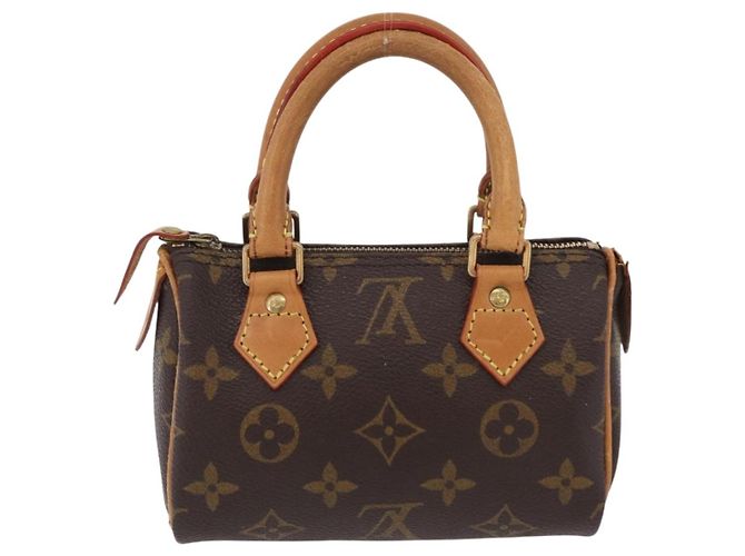 Borsa a mano LOUIS VUITTON Monogram Mini Speedy M41534 LV Auth ka6394 Monogramma - vista 3