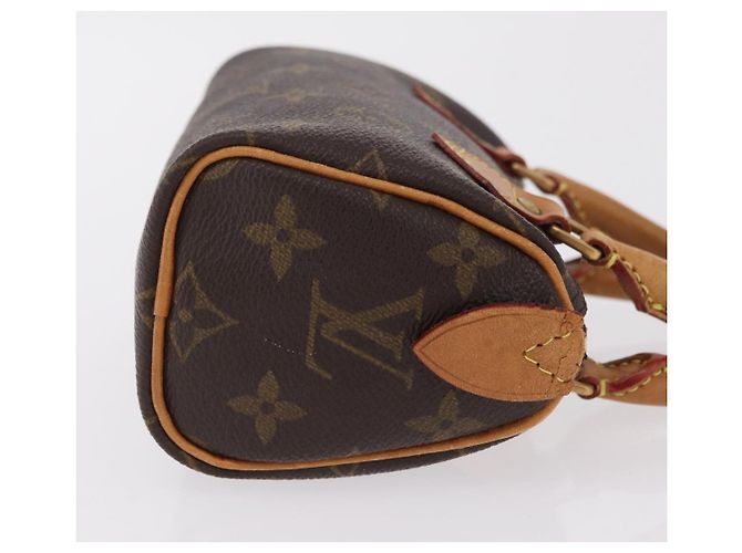 Borsa a mano LOUIS VUITTON Monogram Mini Speedy M41534 LV Auth ka6394 Monogramma - vista 4