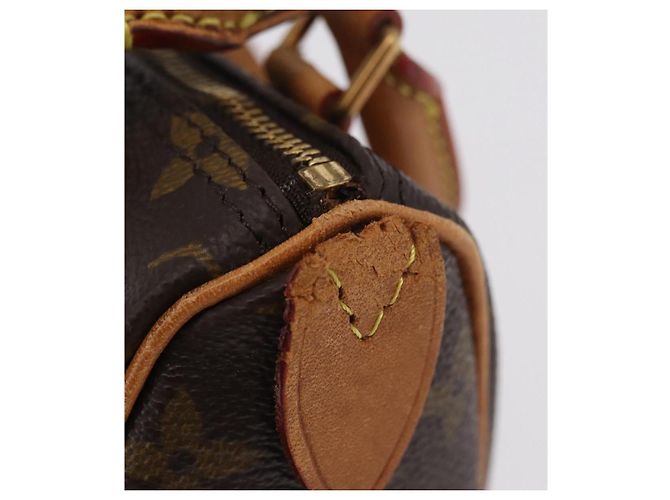 Borsa a mano LOUIS VUITTON Monogram Mini Speedy M41534 LV Auth ka6394 Monogramma - vista 5