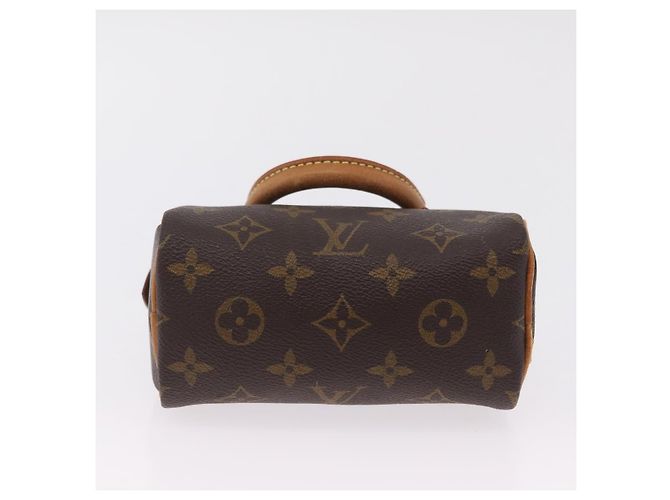 Borsa a mano LOUIS VUITTON Monogram Mini Speedy M41534 LV Auth ka6394 Monogramma - vista 7