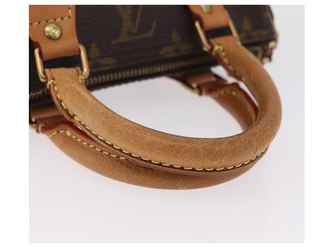 Borsa a mano LOUIS VUITTON Monogram Mini Speedy M41534 LV Auth ka6394 Monogramma - vista 8