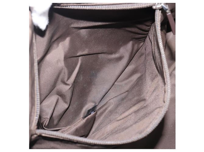 Borsa a tracolla GUCCI GG Supreme PVC Beige Silver 223661 Auth 200553 Argento - vista 26