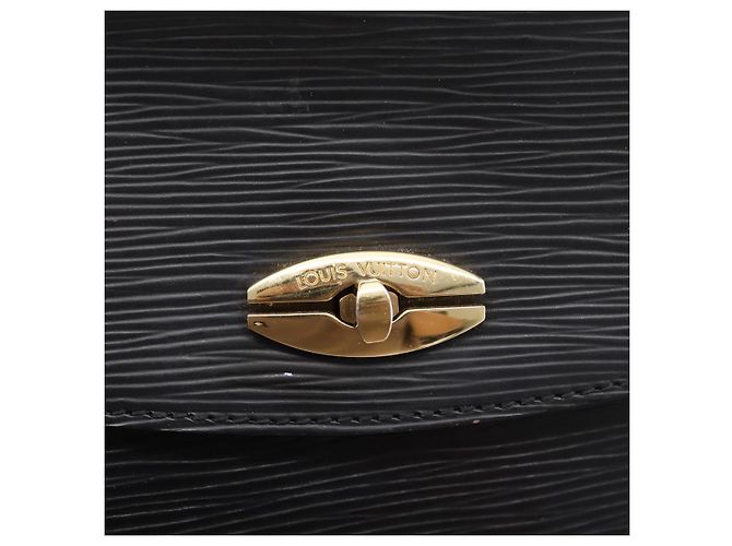 Borsa a mano LOUIS VUITTON Epi Malesherbes Nera M52372 LV Auth ep16058A Nero - vista 18