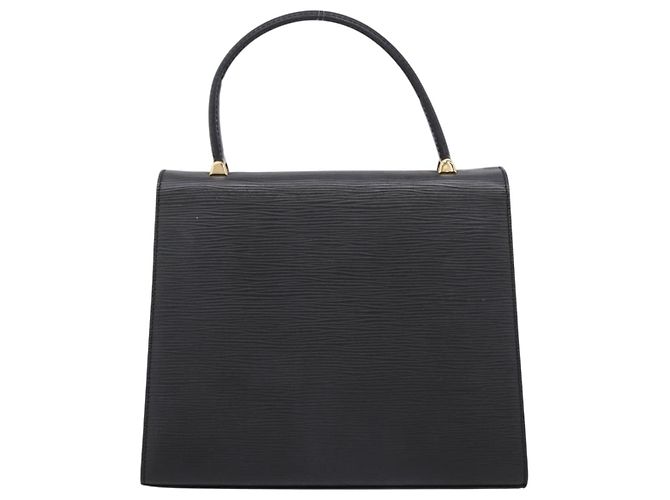 Borsa a mano LOUIS VUITTON Epi Malesherbes Nera M52372 LV Auth ep16058A Nero - vista 2