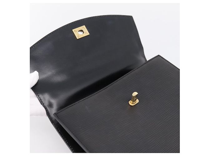 Borsa a mano LOUIS VUITTON Epi Malesherbes Nera M52372 LV Auth ep16058A Nero - vista 9