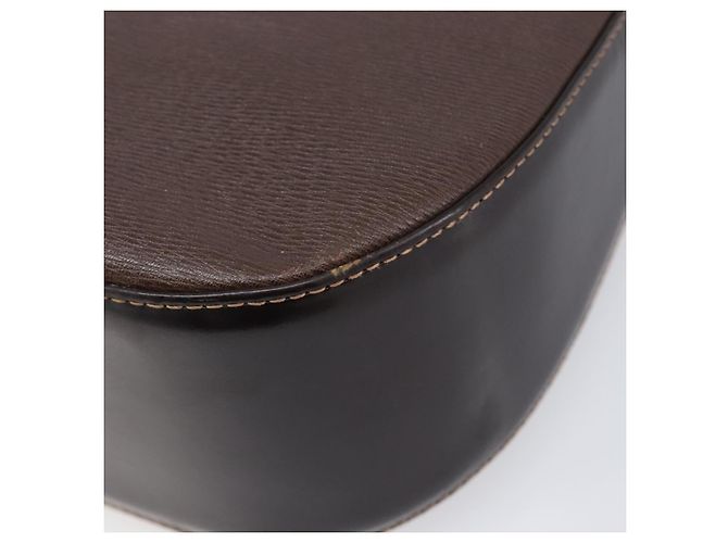 Borsa a tracolla Burberrys in pelle marrone e oro autentica ep16223 D'oro - vista 10