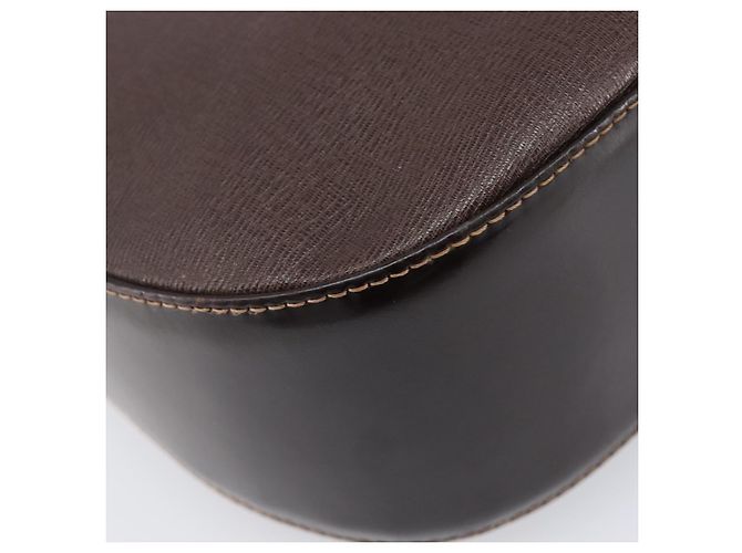 Borsa a tracolla Burberrys in pelle marrone e oro autentica ep16223 D'oro - vista 14