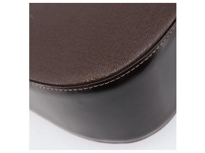 Borsa a tracolla Burberrys in pelle marrone e oro autentica ep16223 D'oro - vista 16
