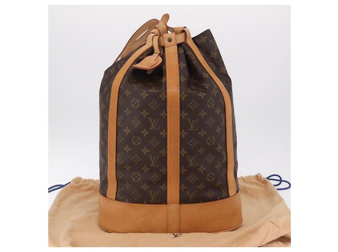 Borsa a tracolla LOUIS VUITTON Monogram Randonnee GM M42244 LV Auth 203113V Monogramma - vista 12