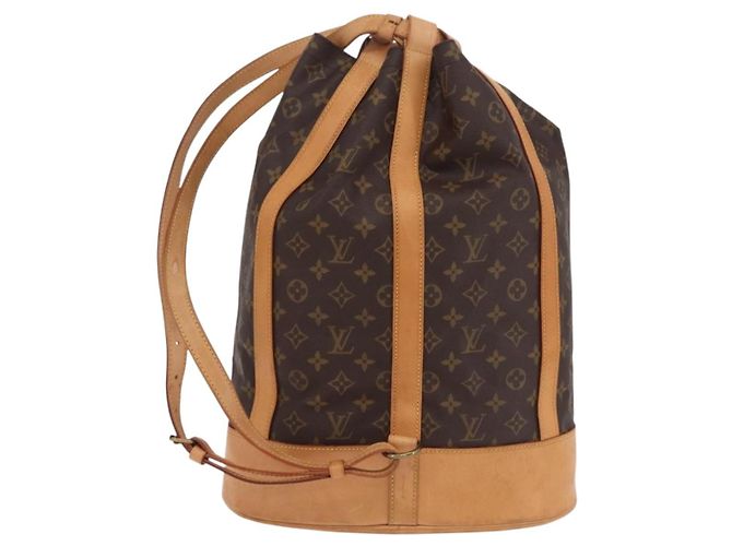 Borsa a tracolla LOUIS VUITTON Monogram Randonnee GM M42244 LV Auth 203113V Monogramma - vista 2