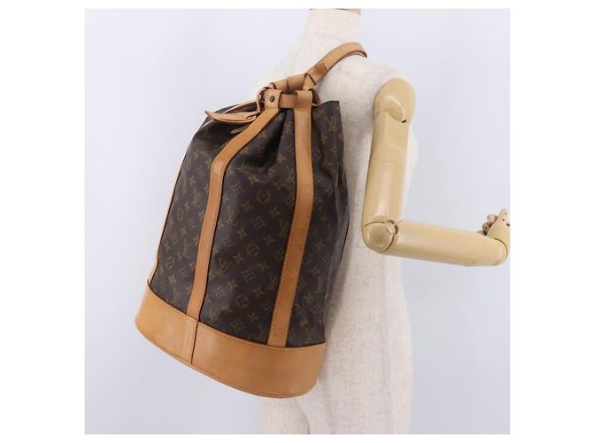 Borsa a tracolla LOUIS VUITTON Monogram Randonnee GM M42244 LV Auth 203113V Monogramma - vista 25