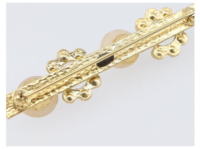 CHANEL Brosche Metall Gold Tone CC Auth bs37449 - Ansicht 7