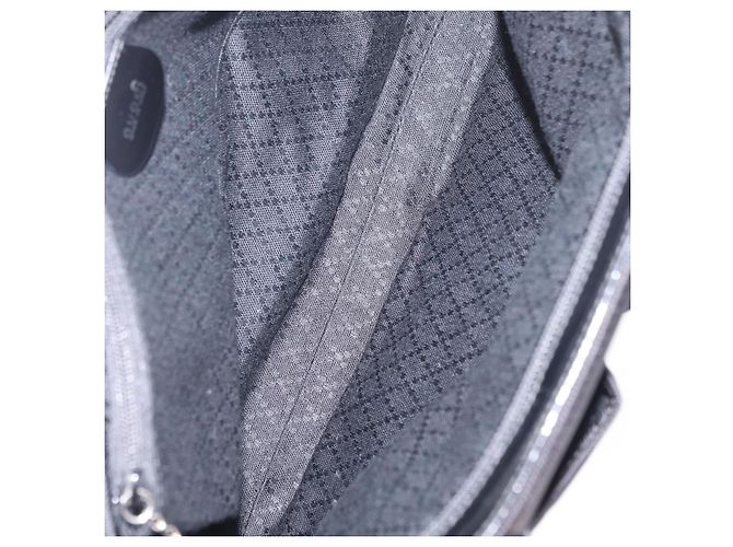 Borsa a mano GUCCI Bamboo Nylon 2way Nero Argento 001 2855 1875 5 Auth ka6416 - vista 11
