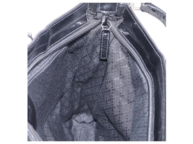 Borsa a mano GUCCI Bamboo Nylon 2way Nero Argento 001 2855 1875 5 Auth ka6416 - vista 22