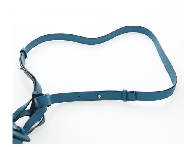 LOEWE Ghibli Spirited Away Boh Mouse Yu-Bird Hammock Drawstring Auth yk20944SM Azul - vista 15