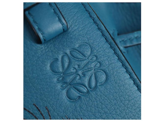 LOEWE Ghibli Spirited Away Boh Mouse Yu-Bird Hammock Drawstring Auth yk20944SM Azul - vista 22