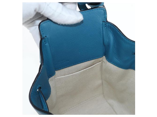 LOEWE Ghibli Spirited Away Boh Mouse Yu-Bird Hammock Drawstring Auth yk20944SM Azul - vista 26