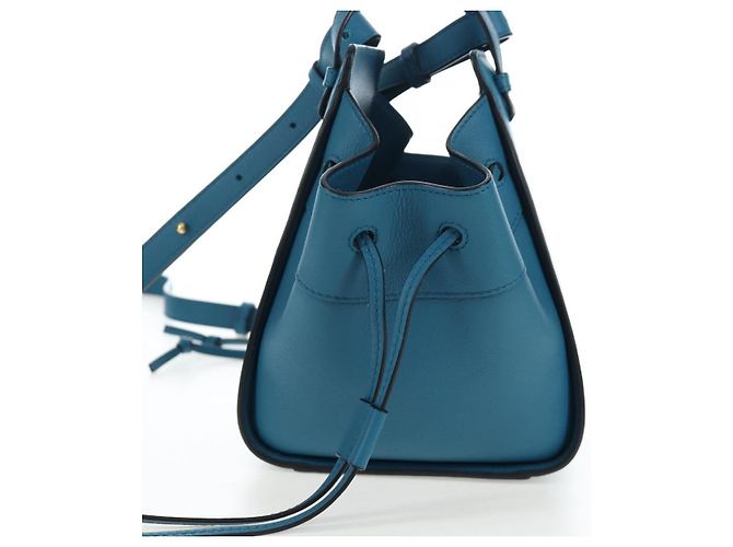 LOEWE Ghibli Spirited Away Boh Mouse Yu-Bird Hammock Drawstring Auth yk20944SM Azul - vista 3