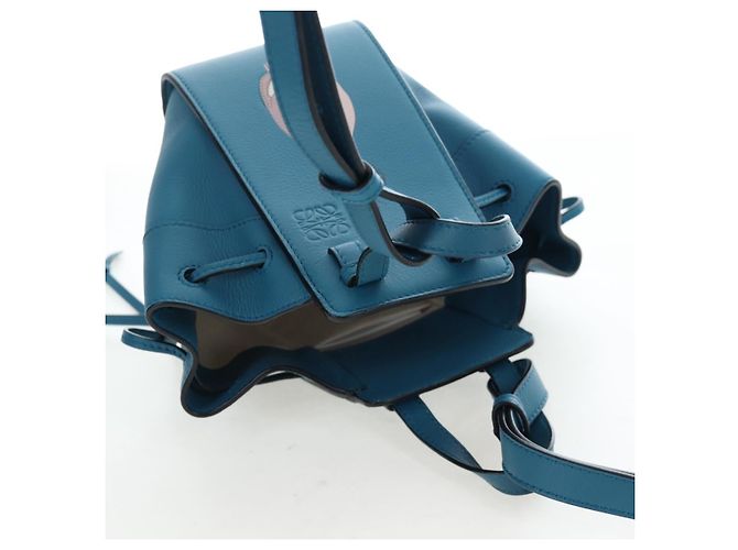 LOEWE Ghibli Spirited Away Boh Mouse Yu-Bird Hammock Drawstring Auth yk20944SM Azul - vista 6