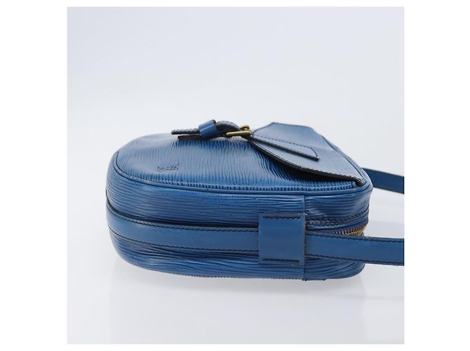 Borsa a tracolla LOUIS VUITTON Epi Jeune Fille MM Toledo Blue M52155 LV Auth ep16006 - vista 3