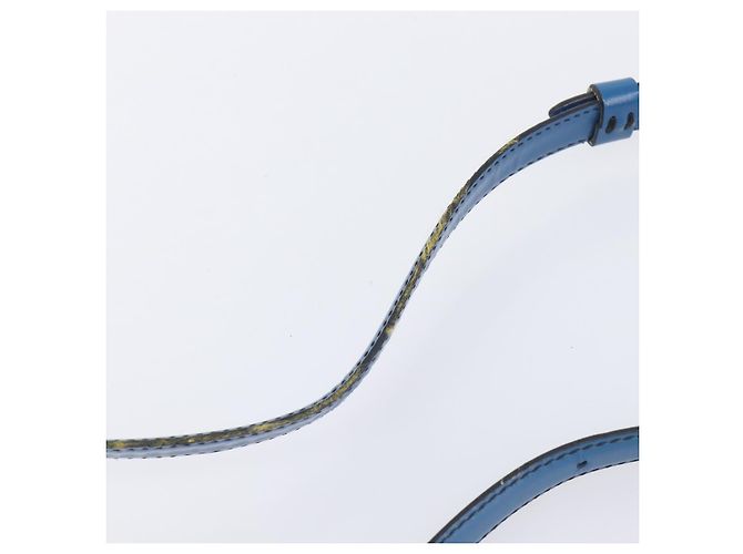 Borsa a tracolla LOUIS VUITTON Epi Jeune Fille MM Toledo Blue M52155 LV Auth ep16006 - vista 8