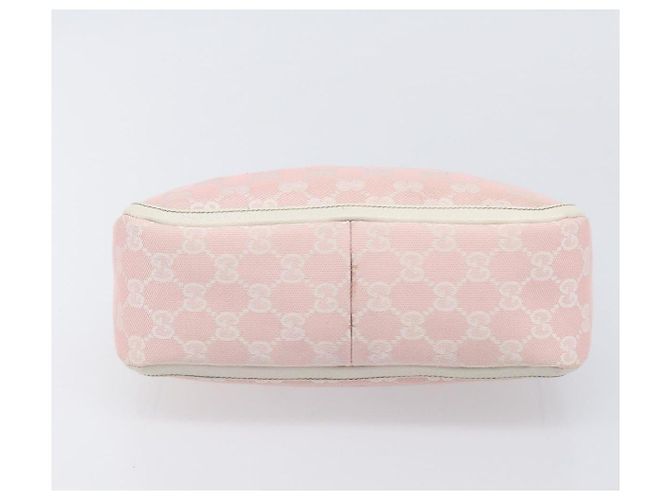Borsa a tracolla GUCCI GG Canvas Abbey Pink Gold 146244 Auth 206129V Rosa D'oro - vista 11