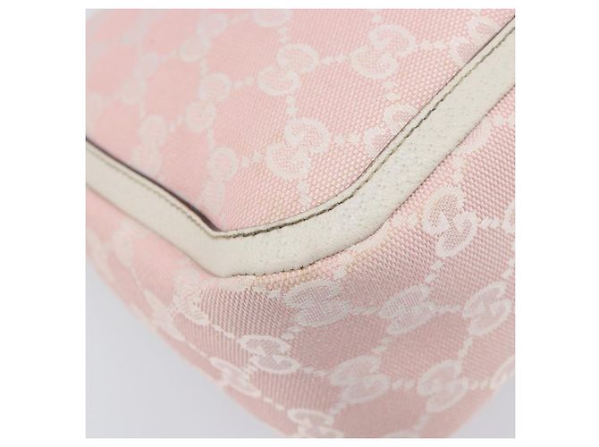 Borsa a tracolla GUCCI GG Canvas Abbey Pink Gold 146244 Auth 206129V Rosa D'oro - vista 15