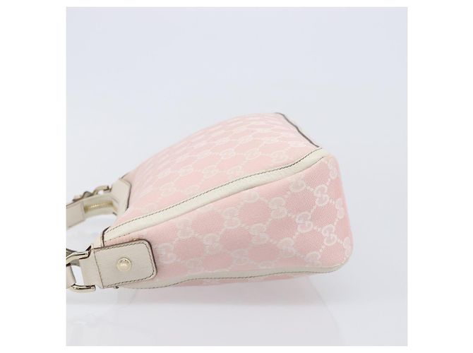Borsa a tracolla GUCCI GG Canvas Abbey Pink Gold 146244 Auth 206129V Rosa D'oro - vista 5