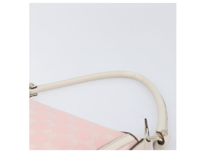 Borsa a tracolla GUCCI GG Canvas Abbey Pink Gold 146244 Auth 206129V Rosa D'oro - vista 9