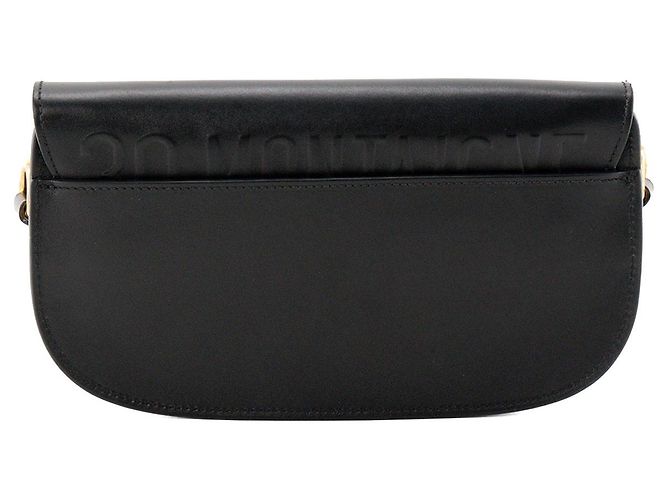 Autre Marque DIOR - Bobby East West Dior Schultertasche aus schwarzem glattem Leder - Ansicht 3