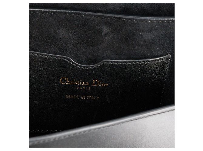 Autre Marque DIOR - Bobby East West Dior Schultertasche aus schwarzem glattem Leder - Ansicht 5