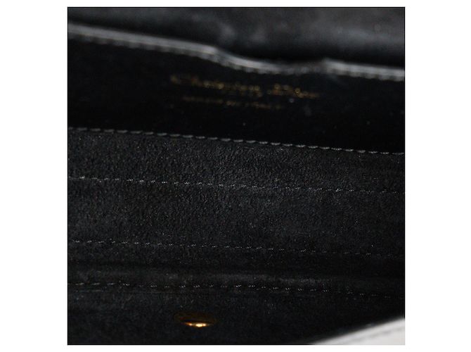 Autre Marque DIOR - Bobby East West Dior Schultertasche aus schwarzem glattem Leder - Ansicht 6