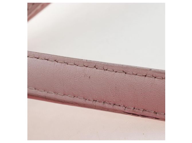 MCM Vicetos Tracy Schultertasche PVC Leder Rosa Silber Auth 205914V Pink - Ansicht 10
