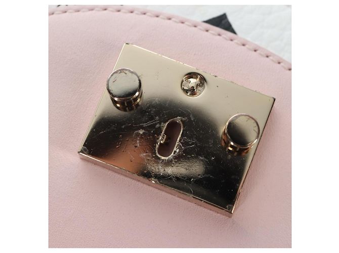 MCM Vicetos Tracy Schultertasche PVC Leder Rosa Silber Auth 205914V Pink - Ansicht 22