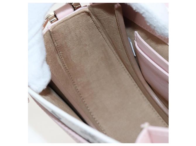 MCM Vicetos Tracy Schultertasche PVC Leder Rosa Silber Auth 205914V Pink - Ansicht 28