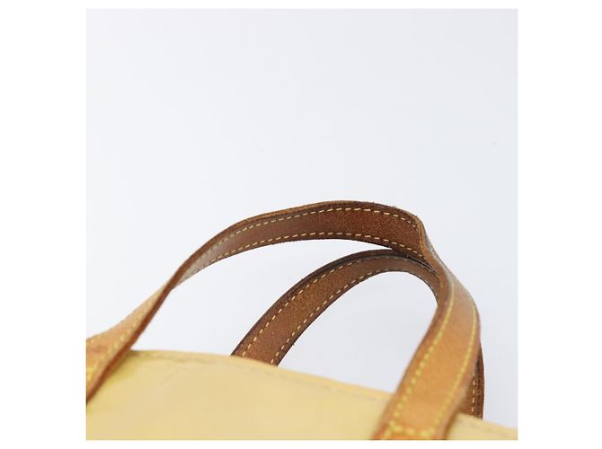 LOUIS VUITTON Monogram Vernis Reade PM Hand Bag Beige M91144 LV Auth bs37196 - vista 15