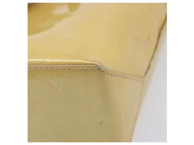 LOUIS VUITTON Monogram Vernis Reade PM Hand Bag Beige M91144 LV Auth bs37196 - vista 18