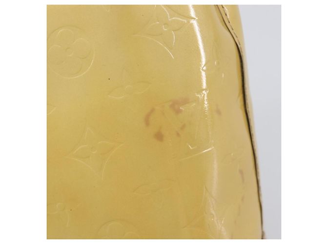 LOUIS VUITTON Monogram Vernis Reade PM Hand Bag Beige M91144 LV Auth bs37196 - vista 20