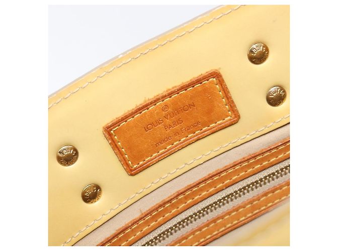 LOUIS VUITTON Monogram Vernis Reade PM Hand Bag Beige M91144 LV Auth bs37196 - vista 21