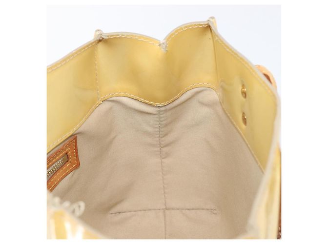 LOUIS VUITTON Monogram Vernis Reade PM Hand Bag Beige M91144 LV Auth bs37196 - vista 22